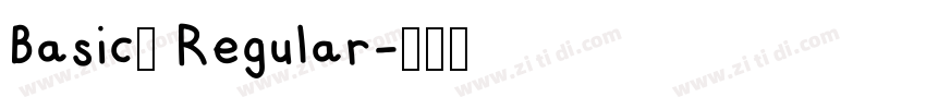 Basic5 Regular字体转换